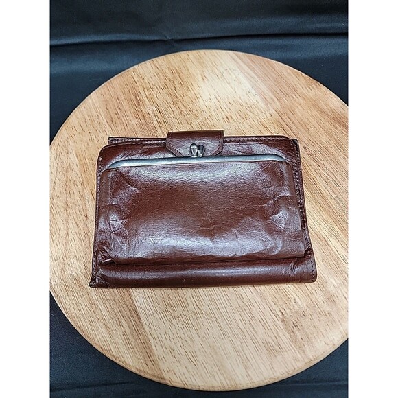 Vintage Princess Gardner Brown Leather Wallet 4x5.5 - Picture 2 of 8